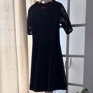 Elegant Black Knit Dress